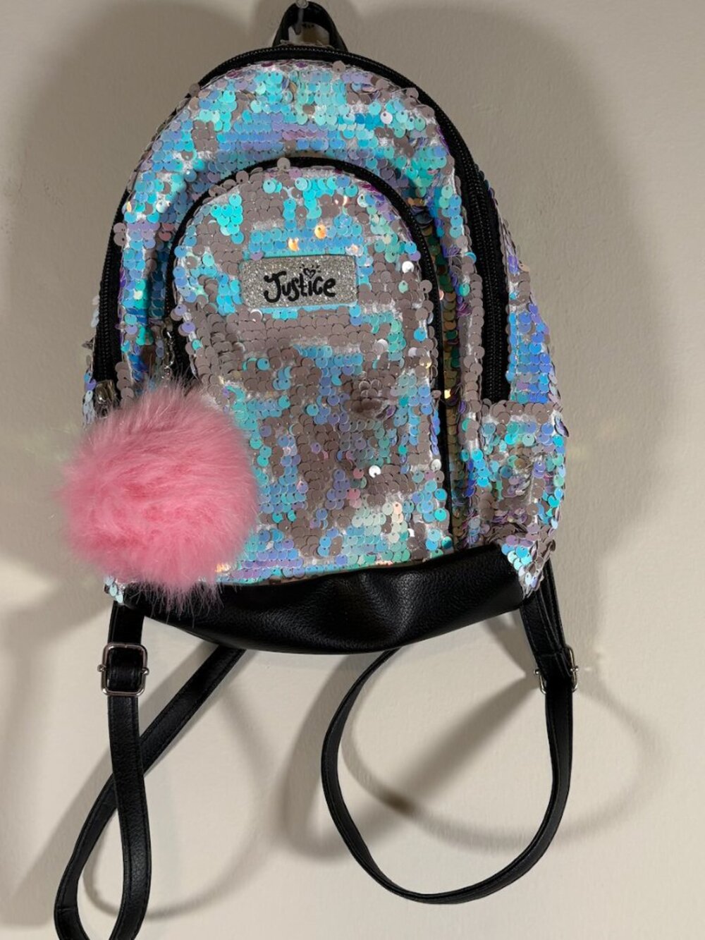 Justice Sequin Mini Backpack